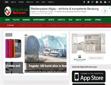 Tablet Screenshot of nigerianreviews.com